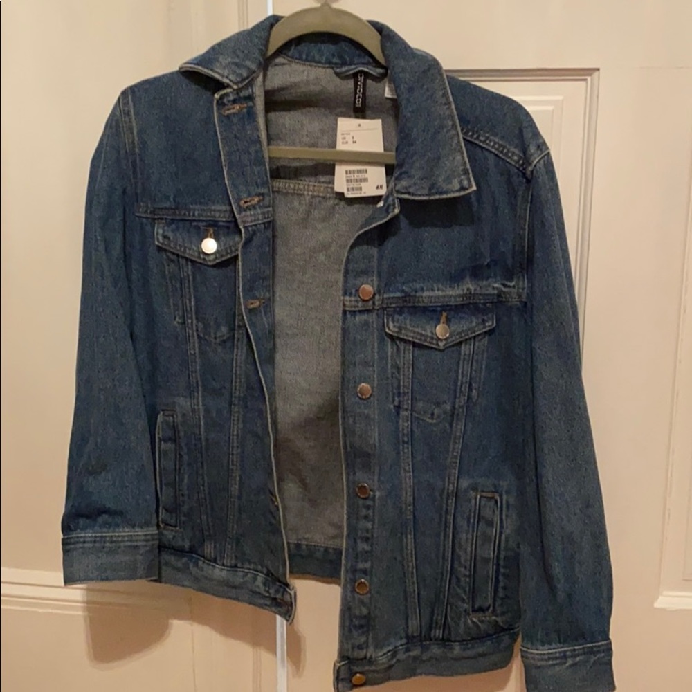 Oversized denim jacket